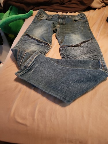 CJ Black Premium Herren Skinny Flex Distressed Jeans helle Waschung blau Größe 30 x 30 - Bild 9 von 14