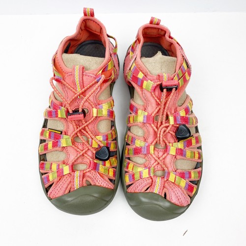 Keen Women whisper raya In Hot Coral Hiking Shoes Size 5 - Picture 2 of 12