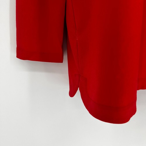 JOIE A-Line Top Blouse Size S Boat Neck Red Long Sleeve Tunic - Picture 5 of 14