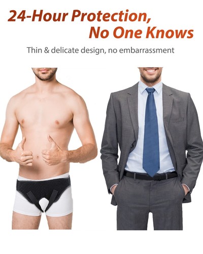 Hernia Pain Relief Recovery Belt Inguinal Groin Support Inflatable Hernia Bag - Picture 8 of 11