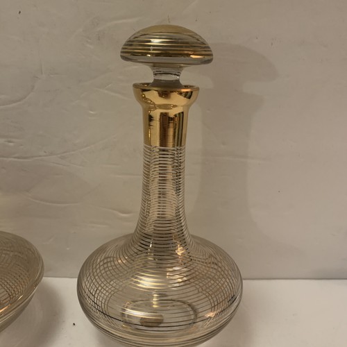 WWII US ZONE, GERMANY Vanity SET 3 Pcs American Cut Crystal Corp. Hand Cut RARE - Picture 4 of 12