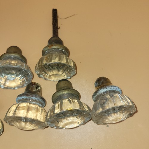 Vintage Ornate Glass Door Handle Replacement Sold Individually - Picture 7 of 12