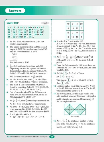 Excel Selective Schools and Scholarship Mathematical Reasoning Years 5–6 2022NEW - Picture 10 of 11