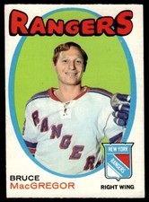 1971-72 O-Pee-Chee Bruce MacGregor New York Rangers #216