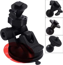 Dash Camera Suction Mount Cup Holder Vehicle Video Recorder Windshield Dashboard