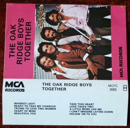 THE OAK RIDGE BOYS TOGETHER CASSETTE ALBUM MCA (1980) UK TESTED COUNTRY - Foto 2 di 3