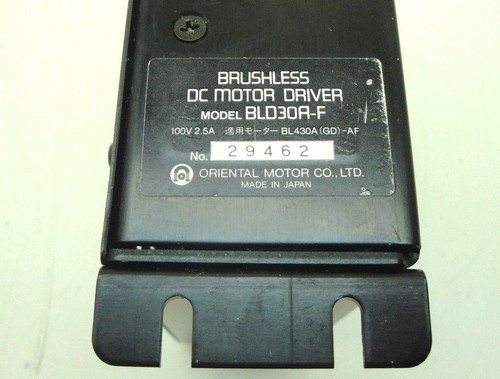 Motor de CC sin escobillas Oriental Motor BLD30A-F 2.5A 100V BLD30A F - Imagen 2 de 9