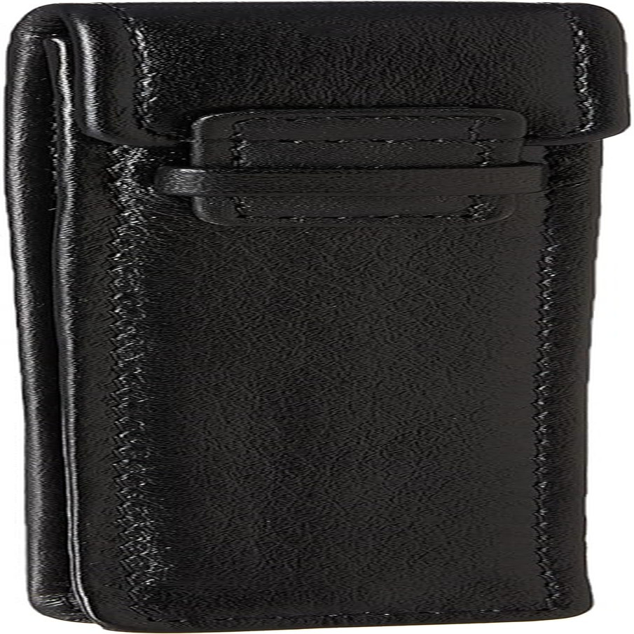 Étui à stylo en cuir Cescahide noir comme cadeau de fin d'études