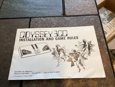 1976 Magnavox Odysset 300 Installation and Game Rules