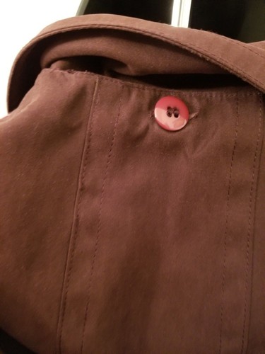 Gallery Womens Trench Jacket Coat Size 14 Brown - Picture 7 of 9