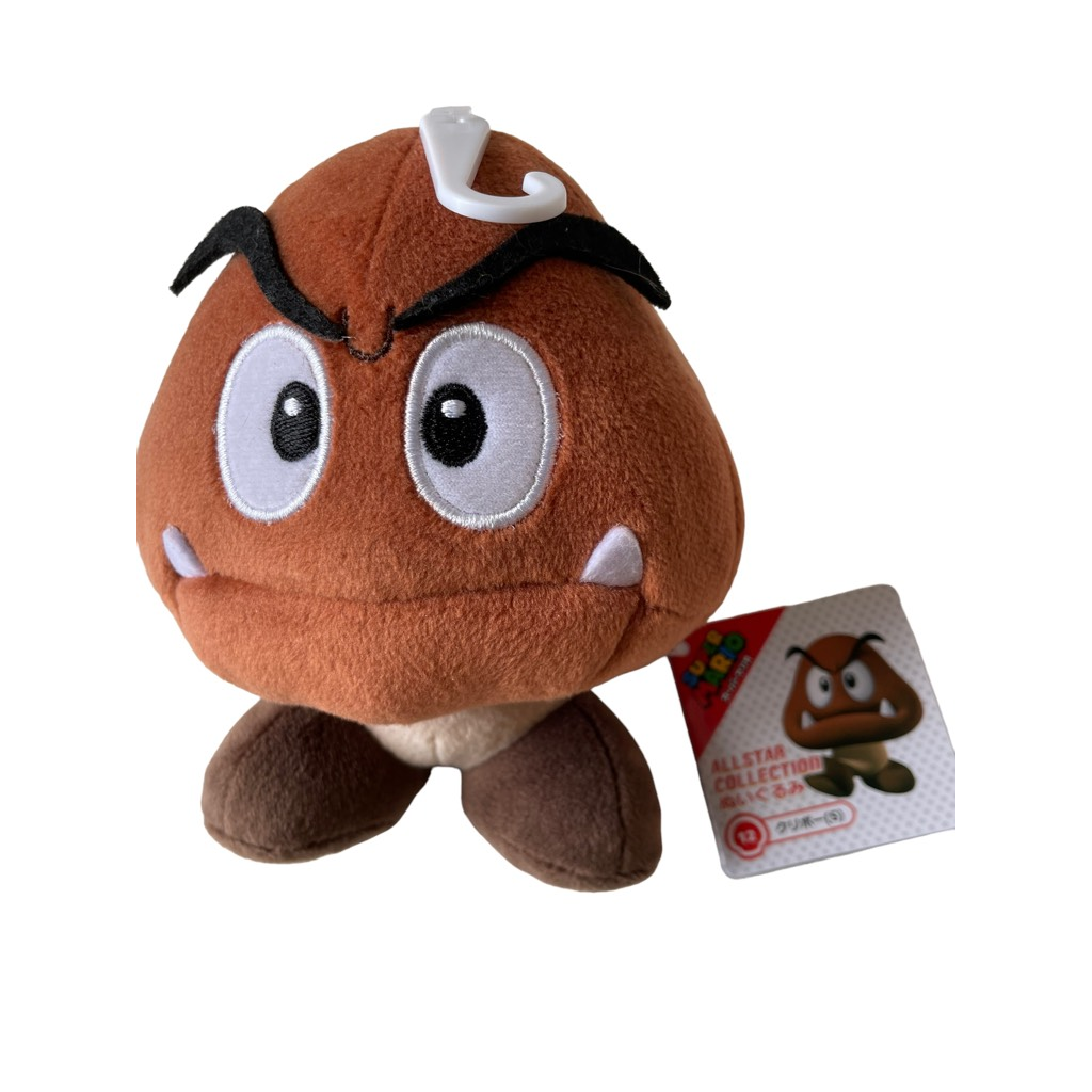 Super Mario Bros. Mushroom Gumba Little Buddy Mini Plush Brown