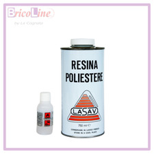 VETRO RESINA LIQUIDA ML.750 RIPARAZIONE BARCA AUTO MOTO E NAUTICA LASAV