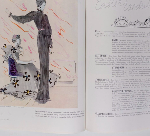Diana Vreeland REX WHISTLER Norma Shearer ERICKSON Horst BERARD Beaton VOGUE vtg - Picture 9 of 20
