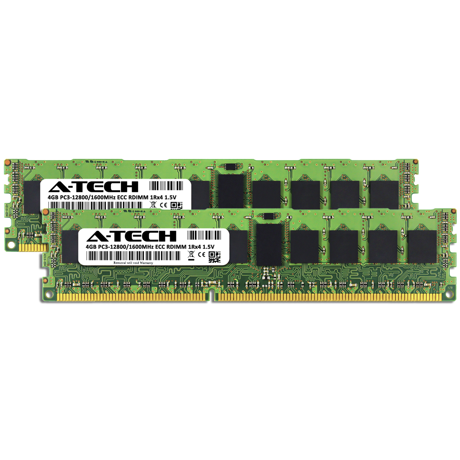 8GB 2x 4GB PC3-12800R RDIMM Dell PowerEdge R720 R420xr R715 T420 R710 ...