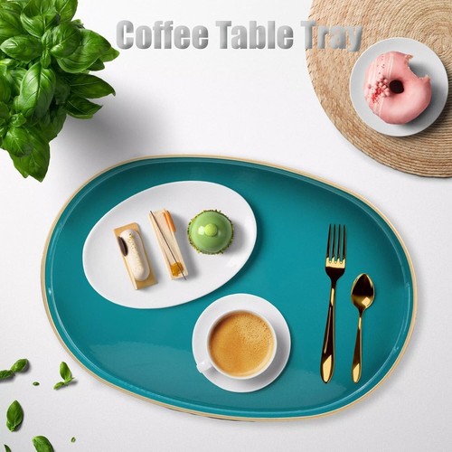 Versatile Green Oval Trays - Perfect for Display and Organization, Set of 2 - Picture 9 of 9