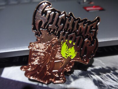 Witching Hour Pin Badge Battle Jacket Kutte Black/Thrash/Heavy Metal Bewitched**
