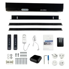 Black Color Residential Sliding Door Opener, Phone Control Pocket Door Operator