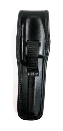 BIANCHI 7911 COVERED COMPACT STREAMLIGHT LIGHT POUCH 24031 PLAIN BLACK SIZE 4 - Picture 3 of 5