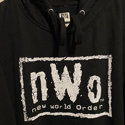 N.W.O ニューワールドオーダー　パーカー　90s Vintage WWE Wrestling Mens XL NWO New World Order Spell Out Hoodie