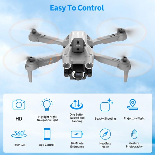 Drohne mit Kameras 8K Faltbar 360° Hindernisvermeidung Dual-Kamera RC Quadcopter - Bild 21 von 24