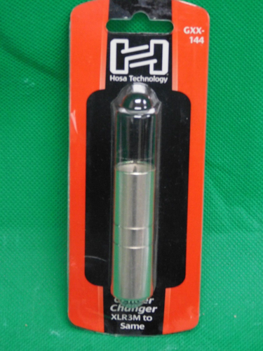 Cambiador de género Hosa Technology GXX-144 XLR3M a igual - Imagen 2 de 2