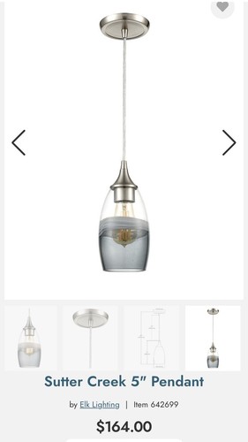 Elk Lighting Creativity Sutter Creek 5" Pendant Light - Picture 5 of 5
