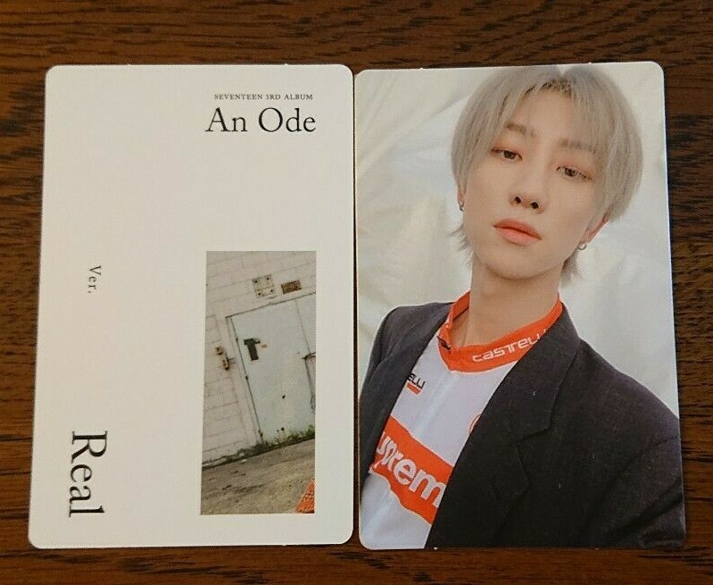 THE8 Official Photocard SEVENTEEN - An Ode - SVT Real Hope THE8 Official Photocard SEVENTEEN - An Ode - SVT Real Hope