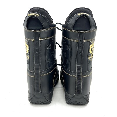 Burton Shaun White Black yellow Snowboard Boots Men's Size 8.5 | eBay