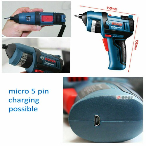 (US BUYER) Bosch GSR Bit Drive 12Bits Cordless Electric Screw Driver 3.6V - Picture 3 of 3