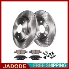 Front Brake Rotors and Brake Pads For 2009-2015 Acura MDX Honda Pilot 2 Pack