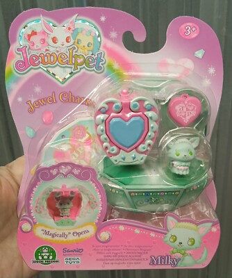 Jewelpet Jewel Charm Milky Cat Figure Sanrio Sega Toys 2010