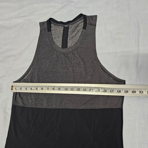 Lululemon Precise Singlet Men Size M Black Gray - Picture 8 of 13