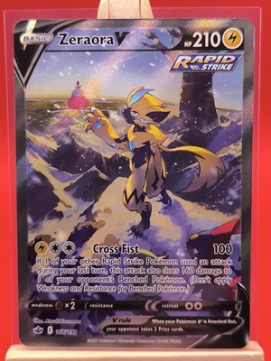 Zeraora V 166/198 Chilling Reign Alternate Full Art Ultra Rare
