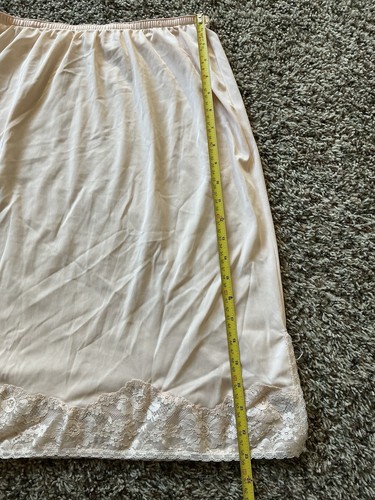 Vintage Kayser Slip Größe Large Pfirsich Farbe VGUC - Bild 7 von 14