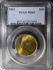 1912 $10 Indian Head Gold Eagle PCGS MS63 (404)