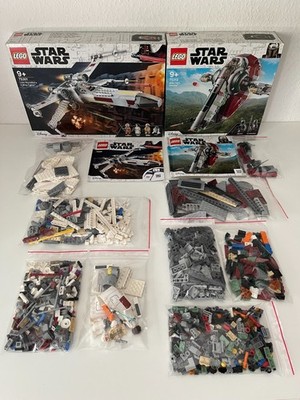 LEGO STAR WARS: BOBA FETT'S STARSHIP (75312) + 75301 - LIKE NEW - 100% COMPLETE