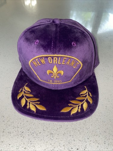 goorin bros hat new orleans pride cap purple suede