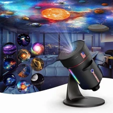 Galaxy Projector White Noise Sounds Solar System Planetarium Star Nebula Light