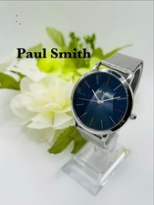 Paul Smith P10058 Watch Blue Dial Mens Timepiece Authentic Genuine Rare