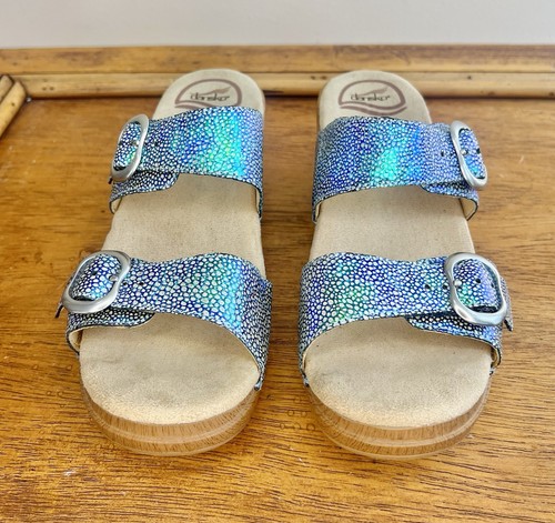 Dansko Damen Sophie Leder Sandalen irisierend Sanddollar Gr. 38 (7,5-8) - Bild 7 von 14