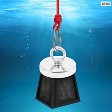 300kg/661lbs Heavy Duty Magnet Fishing Rope Kit Powerful Fishing Pull Magnet Kit