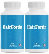 (2 Pack) Hairfortin Pills Advanced Healthy Hair Support Hair Fortin Capsules