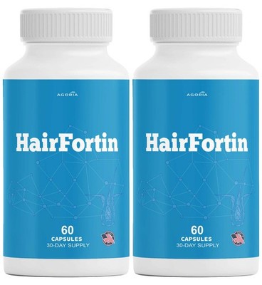 (2 Pack) Hairfortin Pills Advanced Healthy Hair Support Hair Fortin Capsules