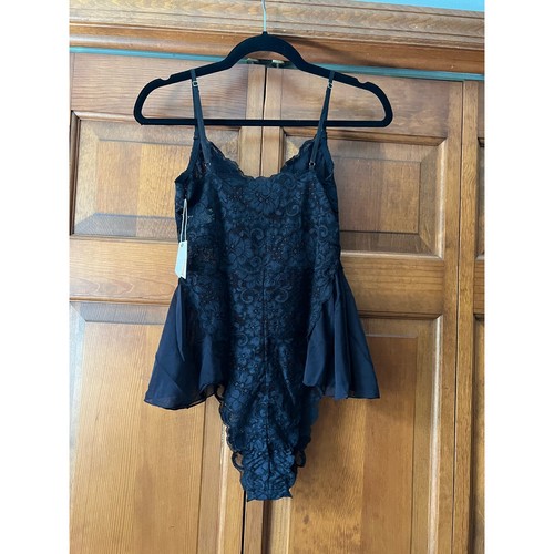 NWT Free People We Are HAH Women's Maid To Wear Bodysuit High-Cut Black Size XS - Picture 8 of 11