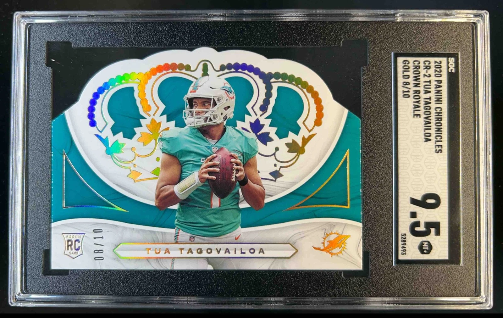 Tua Tagovailoa Panini Chronicles Crown Royale #CR2 Gold