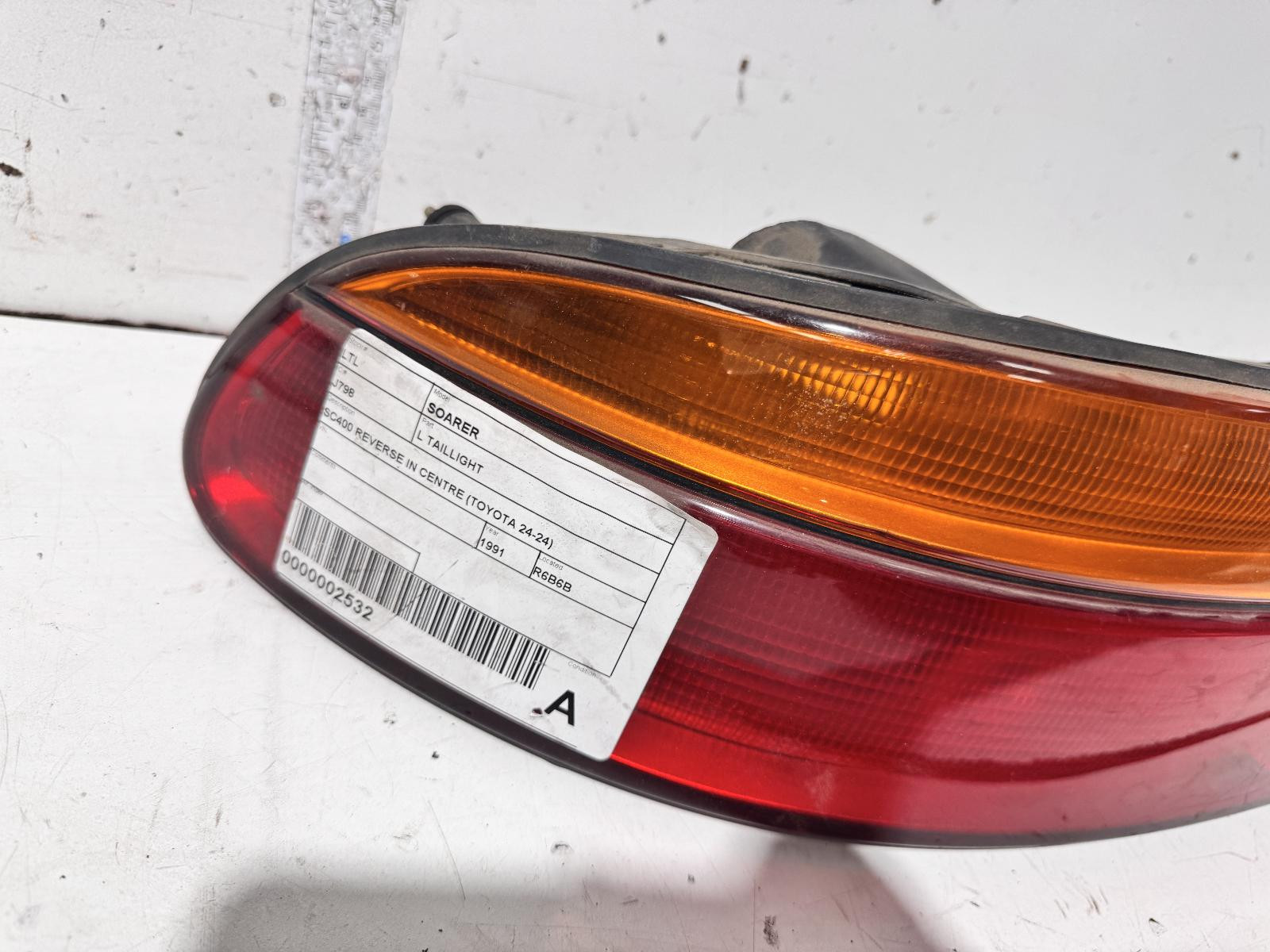 1991 Toyota Soarer Left Tail Light SC400 1990-2000 image 2