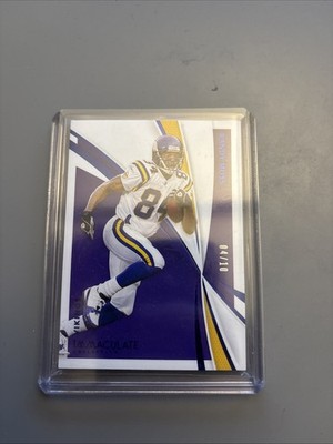 2021 Immaculate Collection Football Blue Foil Randy Moss /10