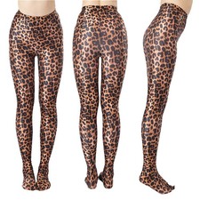 Damen Strumpfhosen Glänzend Trousers Tanzstrumpfhosen Tights Party Dessous Lang