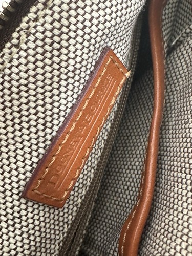 Dooney & Bourke Letter Carrier Crossbody Bag Brown DB Logo Adjustable Strap - Picture 9 of 9