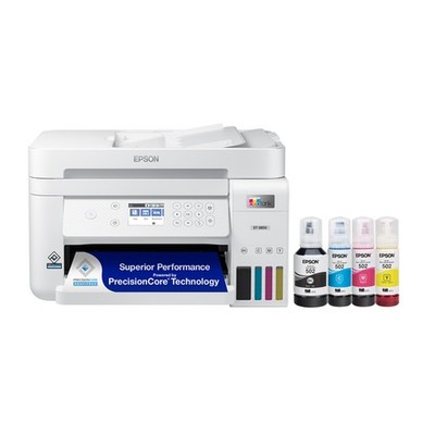 Epson EcoTank ET-3850 Wireless Printer - Certified Refurbished